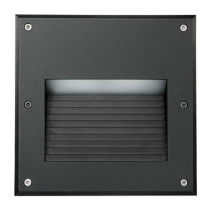 luminaire encastrable au mur / à LED / carré / d'extérieur