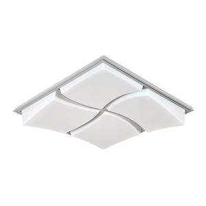 luminaire encastrable au plafond / à LED / carré / en tôle d'acier