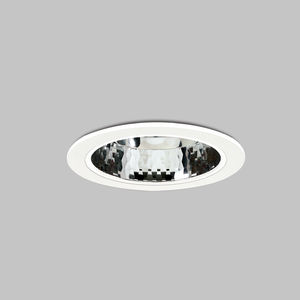 downlight encastré / fluocompact / rond / en aluminium