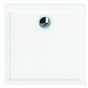 receveur de douche carré / en acrylique / extra plat / à accessibilité universelle