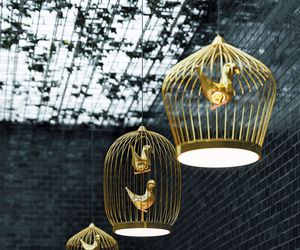 lampe suspension / design original / en métal / en polycarbonate