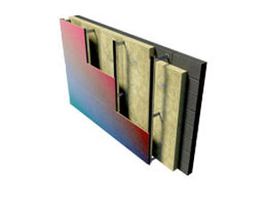 isolant thermique / en laine de roche / pour façade / en panneaux