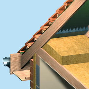 isolant thermo-acoustique / en laine de roche / pour toiture / pour plancher