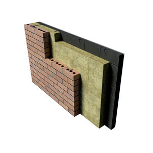 isolant thermique / en laine de roche / pour intérieur / pour mur