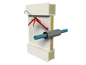 isolant thermo-acoustique / en laine de roche / pour canalisations / pour CVC