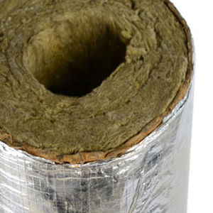 isolant thermo-acoustique / en laine de roche / pour canalisations / pour CVC