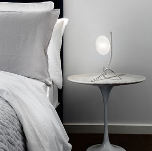 lampe de table / contemporaine / en métal / en verre