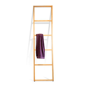 porte-serviettes échelle / sur pied / en bois