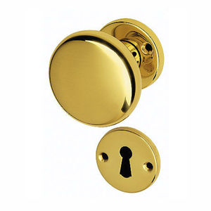 bouton de porte contemporain / en laiton
