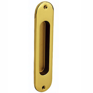 poignée pour porte coulissante / en laiton / contemporaine