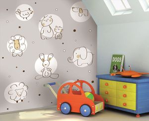 papiers peints contemporains / motifs pour enfants / lavables / photos