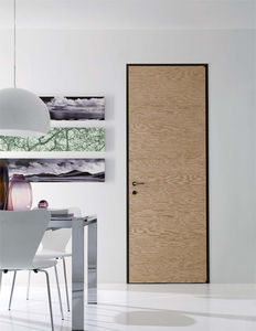 porte d'intérieur / battante / en bois / en aluminium