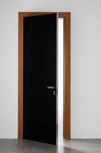 porte d'intérieur / va-et-vient / en bois / en aluminium