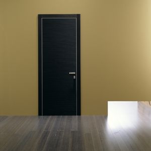porte d'intérieur / va-et-vient / en bois / en aluminium