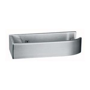 poignée pour porte / en inox / contemporaine / aspect satiné
