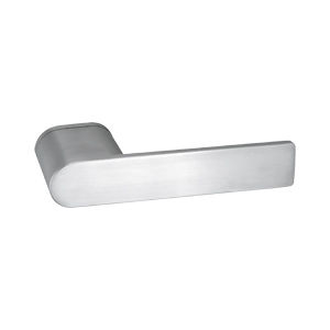 poignée pour porte / en inox / contemporaine / aspect satiné