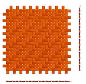 toile métallique tissée pour mur-rideau / en acier / en cuivre / maillage serré