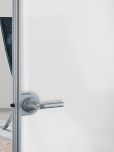 panneau en verre feuilleté / trempé / de sécurité / pour porte
