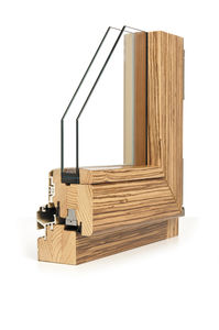 porte d'intérieur / battante / en bois / en aluminium