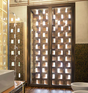 porte-fenêtre battante / en aluminium / à coupure thermique