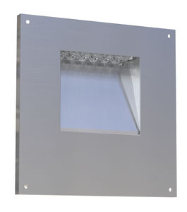 luminaire apparent / encastrable au mur / à LED / carré