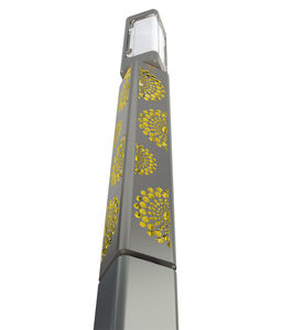 borne d'éclairage urbaine / contemporaine / en aluminium