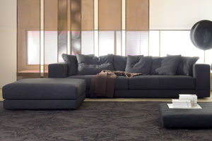 canapé d'angle / contemporain / en fibre de polyester / professionnel