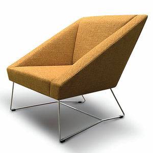 fauteuil contemporain / en fibre de polyester / luge
