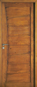 porte d'intérieur / battante / en bois massif