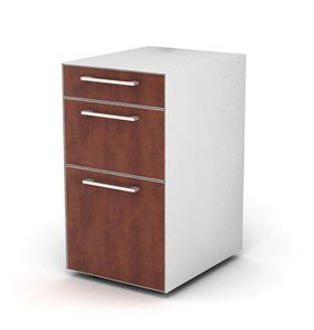caisson de bureau stratifié / à 3 tiroirs