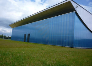 plaque en polycarbonate alvéolaire
