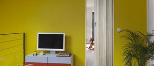 porte intérieure / pliante / en bois / double vantaux