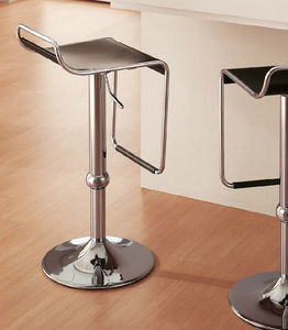 tabouret de bar contemporain / contreplaqué / en métal / réglable