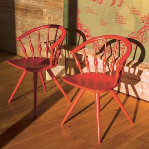 chaise classique / avec accoudoirs / piètement standard / écolabel FSC