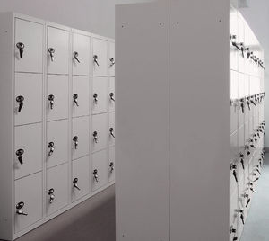 casier vestiaire en acier / pour établissement public / pour bureau / sécurisé