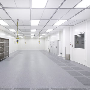 plancher technique en aluminium / ignifuge / d'intérieur / pour salle blanche
