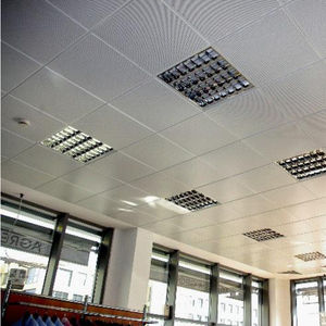 faux-plafond en acier / en dalles / acoustique / ignifuge