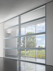 cloison fixe / en aluminium / vitrée / à usage professionnel