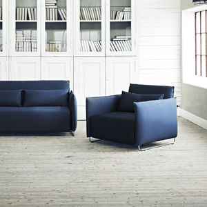 fauteuil contemporain / en tissu / lit / avec revêtement amovible