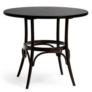 table classique / en hêtre / en bois courbé / ronde