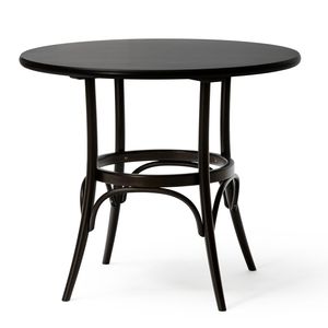 table classique / en hêtre / en bois courbé / ronde