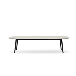 table basse contemporaine / en aluminium / en HPL / en céramique