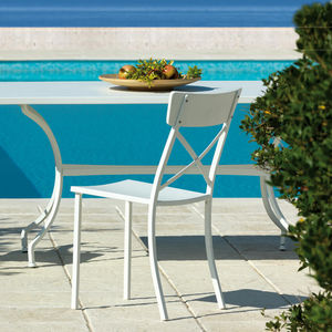 chaise de jardin contemporaine / en métal