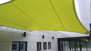 voile d'ombrage imperméable / professionnelle / rectangulaire