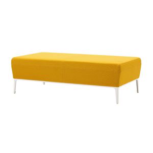 banquette contemporaine / en tissu / en cuir / en métal