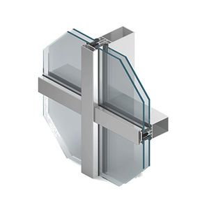 système de façade en verre
