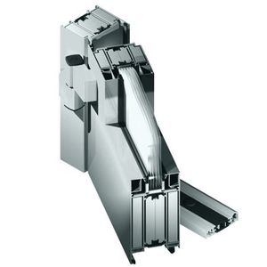 profilé pour porte en aluminium / antifumée / coupe-feu / à isolation thermique