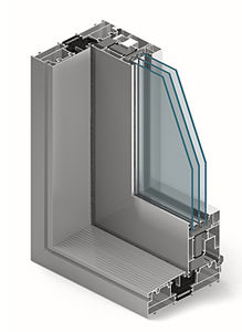profilé pour porte en aluminium / à isolation thermique