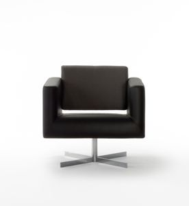 fauteuil contemporain / en polyuréthane / pivotant
