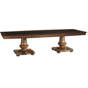 table de conférence de style / en bois / rectangulaire